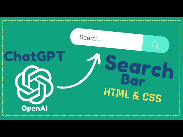 Search Bar Creation using ChatGPT || HTML&CSS