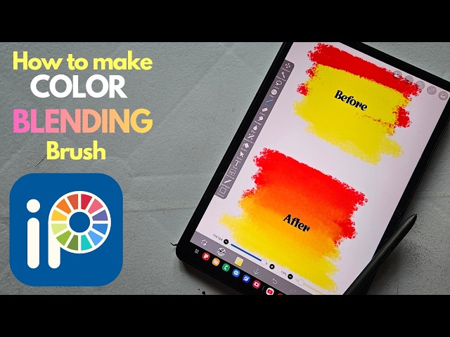 How to make Color Blending brush in IBIS PAINT X |  Beginners IBIS PAINT  tutorial 