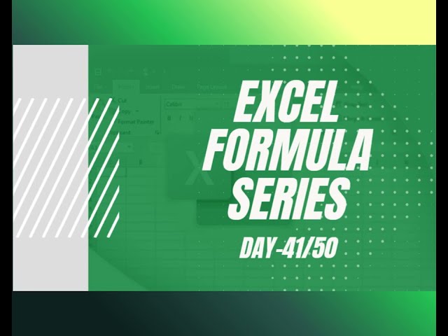 Day-42/50 Two Ways and  One Result (Excel Formula Series)