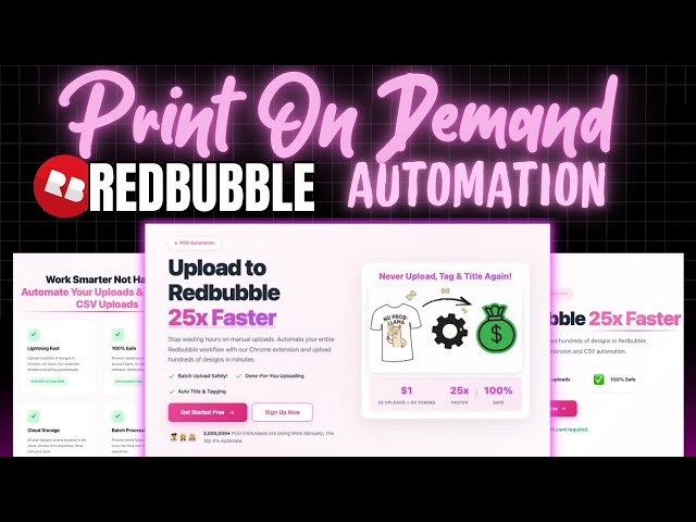 How To Automate Redbubble Uploading & Creation (Complete Print On Demand Automation Tutorial)