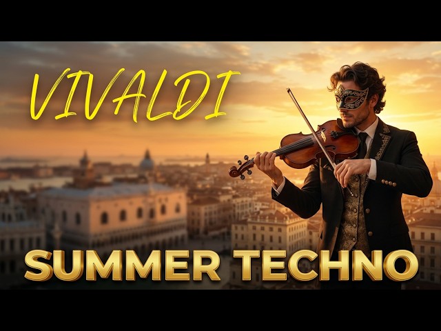 Vivaldi Summer Techno Remix ⚡ The Four Seasons | Epic Violin & Melodic Techno (124 BPM)