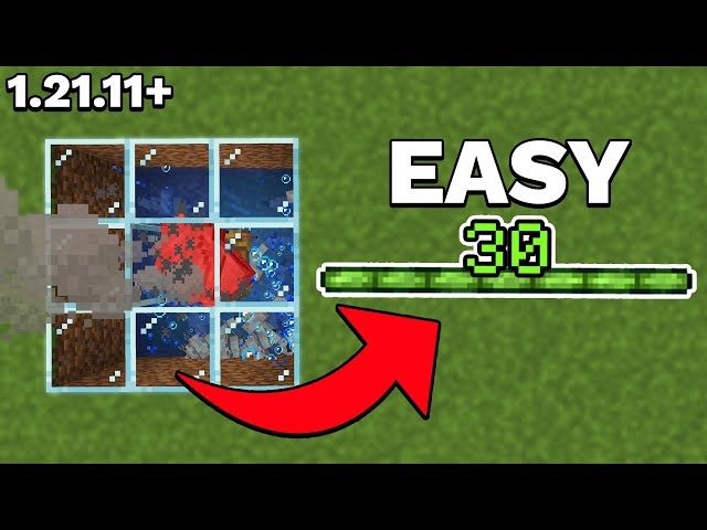 EASY SILVERFISH XP FARM MINECRAFT 1.21.11+ TUTORIAL!