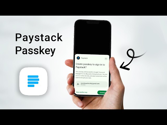 How to Enable Passkey Login on Paystack