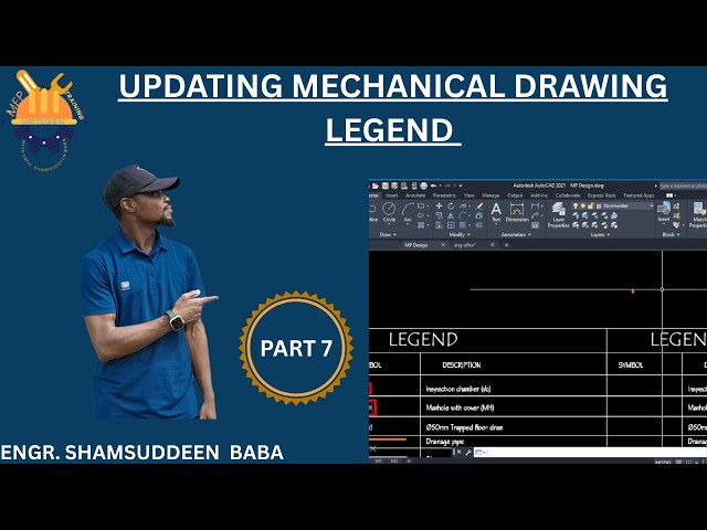 How to Update Mechanical Drawing Legend in AutoCad