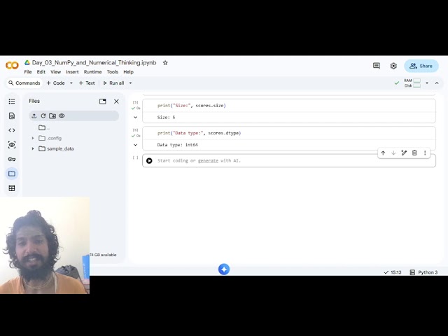 NumPy for Beginners: Arrays, Vectorisation & Statistics | Data Science Day 3