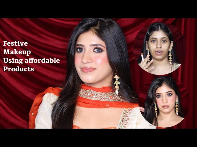 ✨ Try This Look for the Wedding & Festive Season — You’ll Love It! ❤️ | Affordable Makeup Tutorial 