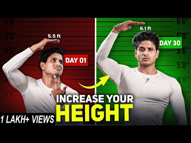 6 Easy Hacks to Increase Your Height😍 | How to Grow Tall Naturally - Sidfitlife