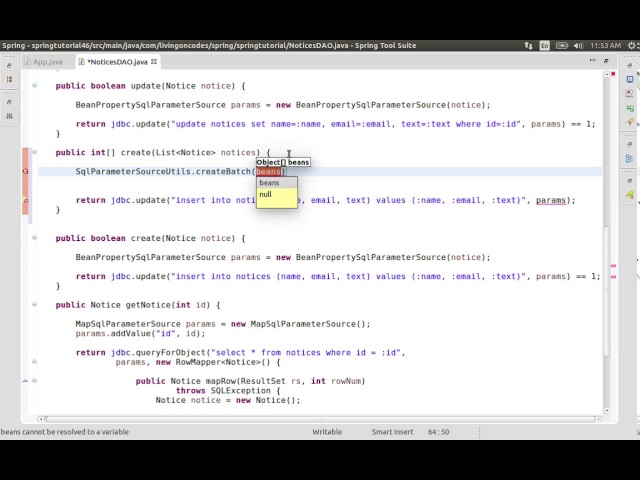 46 Batch Updates   Prepared Statements