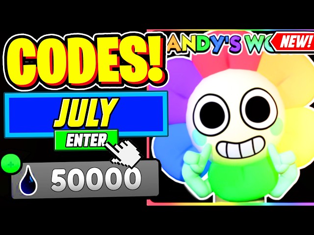 ⚠️New⚠️ ALL WORKING CODES For Dandys World July 2026 - Roblox Dandys World Codes 2026