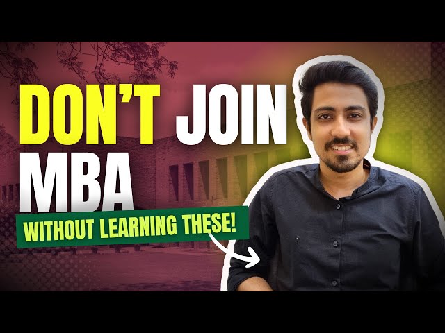 5 skills every average student must learn before MBA 🎓