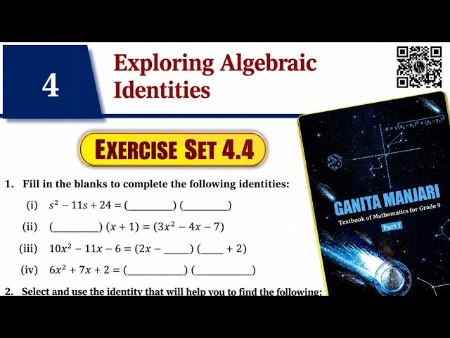Ganita Manjari | Chapter 4 Class 9 Maths | Exercise Set 4.4 Solutions | Class 9 Maths Ex Set 4.4