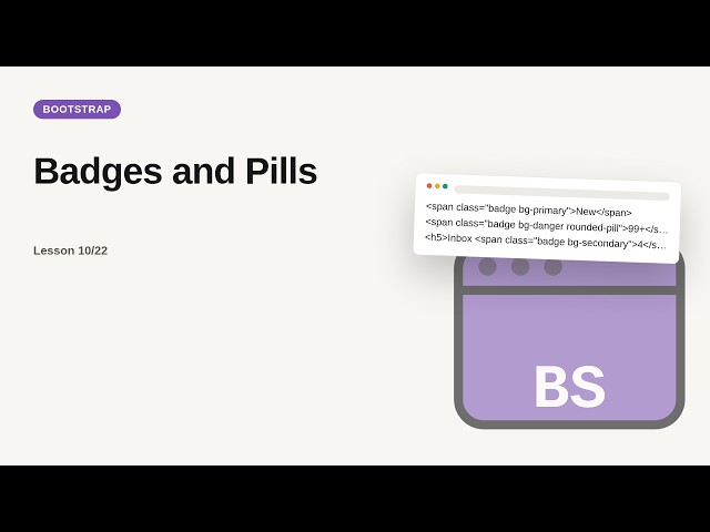 Badges and Pills | Bootstrap Tutorial for Beginners