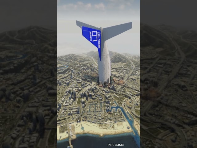 Boeing 737 vs Los Santos | #gta #teardown #destruction