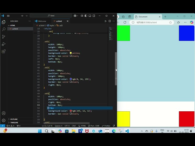 Understanding Div Positioning in CSS | Complete Guide for Beginners #html  #html5  #css  #sticky