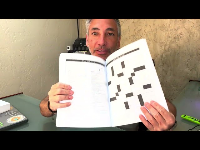 Epic Brainiac Large Print Crossword Puzzle Review & Unboxing