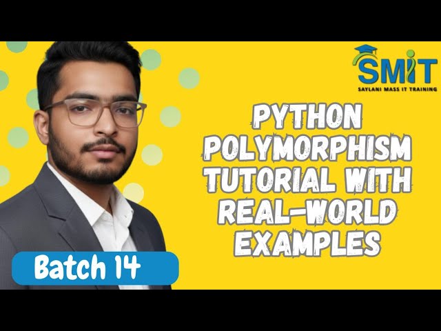 Polymorphism in Python OOP | Complete Tutorial with Real-Life Examples