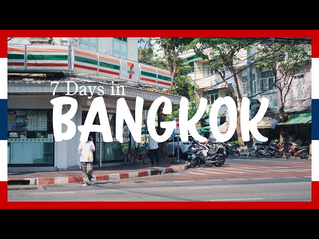 [Bangkok Vlog] 7 Days of Slow Travel: Exploring Lovely Cafes & Delicious Local Food | Thailand