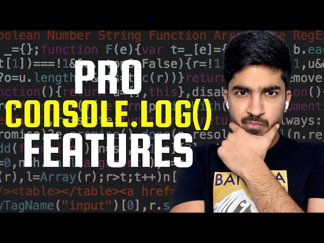 Console.log() hidden features