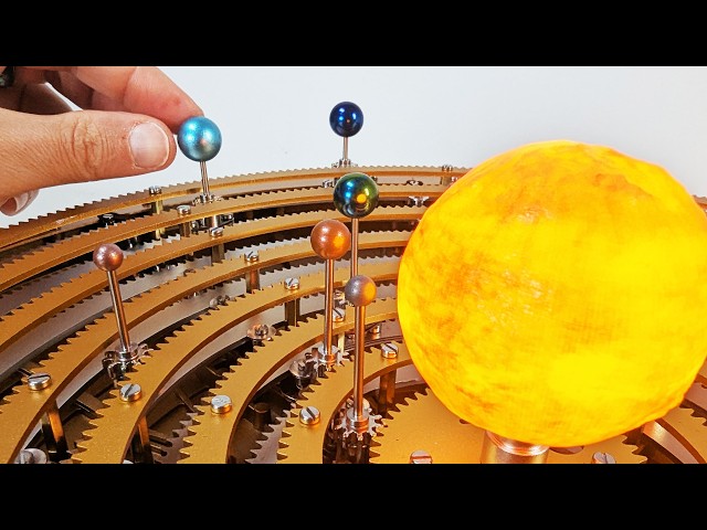 El Sistema Solar, Modelo Mecánico Metálico