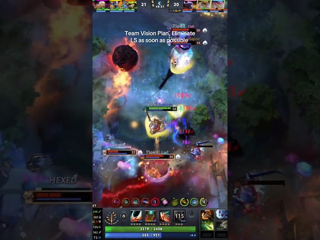 This is the moment when the arena goes wild cheering team vision in Dota 2 the international 2026