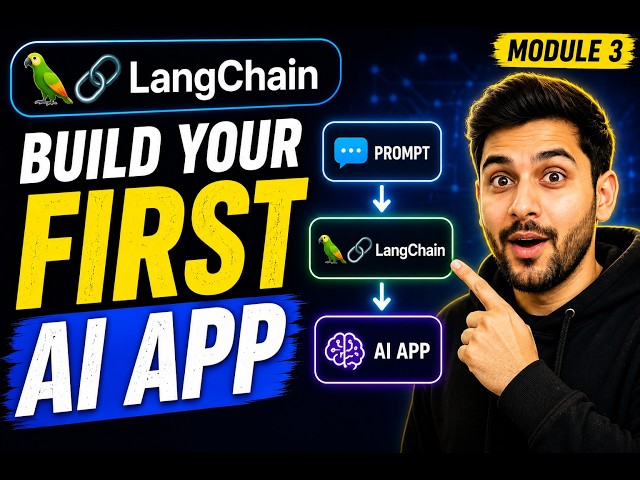 Build Your First AI App with LangChain 🚀 | LangChain Tutorial for Beginners (2026)
