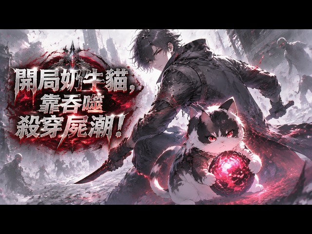 【Multi Sub】🔥爆更！《開局奶牛貓，靠吞噬殺穿屍潮》1-85 集｜末世撿一隻奶牛貓，吞噬屍核無限進化！