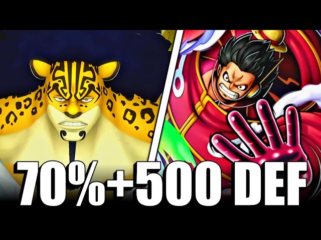 Lucci and Luffy With Max DEF & HP Build!