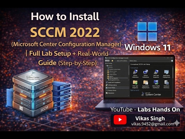Cómo instalar Microsoft System Center Configuration Manager (SCCM) 2022 | Guía completa paso a paso