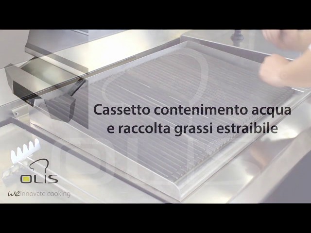 Griglie a gas ed elettriche con cassetto acqua