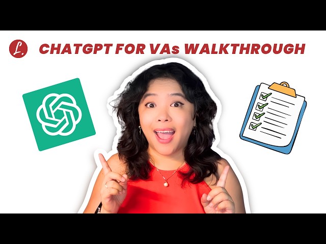 ChatGPT for Virtual Assistant Tasks (Full Walkthrough)
