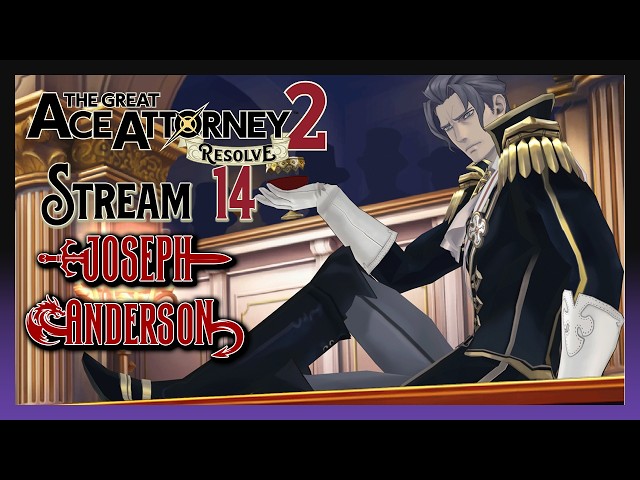 a queue of pertinent witnesses | The Great Ace Attorney 2 Stream 14 (final)