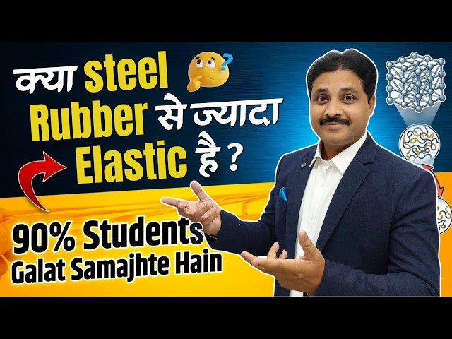How is Steel More Elastic Than Rubber? 🤯 90% of Students Get This Wrong