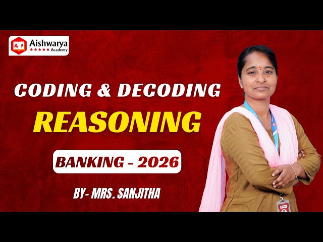 Coding & Decoding | Reasoning | Crack the Code, Unlock Your Success! |   Aishwarya Academy