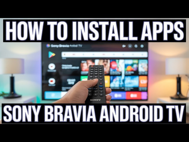 How to Install Apps on Sony Bravia Android TV