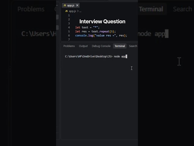 JavaScript repeat() Method | Repeat String 5 Times | JavaScript Tutorial | Part-594