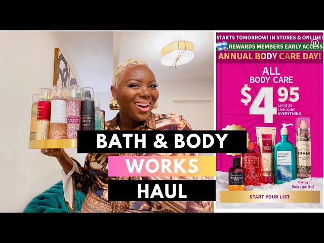 Bath & Body Works $4.95 Body Care Day Haul | My Top Scents for 2024