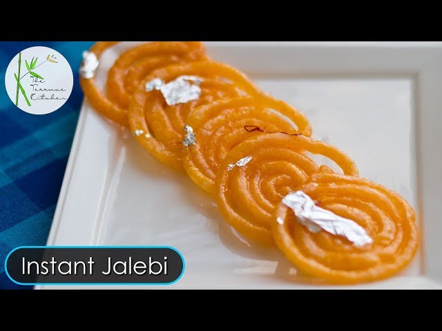 Instant Jalebi Recipe | Jalebi without Yeast | Crunchy Jalebi ~ By The Terrace Kitchen