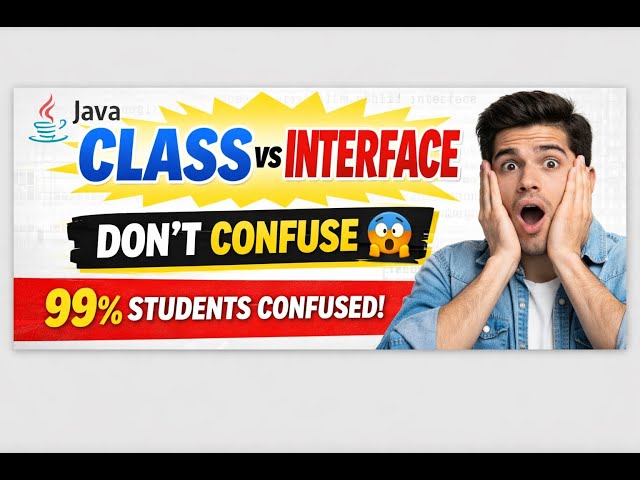 Java Classes vs Interfaces  Key Differences Explained #corejava #javainterview #short #interview