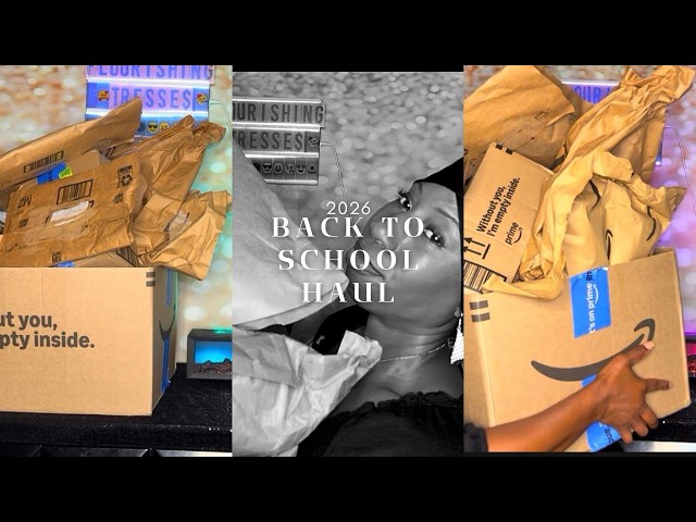Amazon back to school Haul