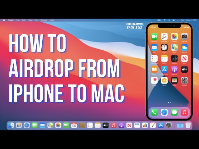 How to Airdrop from iPhone to Mac | How to AirDrop a file from your iPhone  to Mac