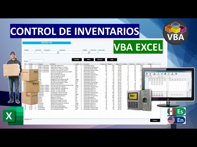 INVENTORY CONTROL with VBA Excel | System for Motorcycle Parts Store
