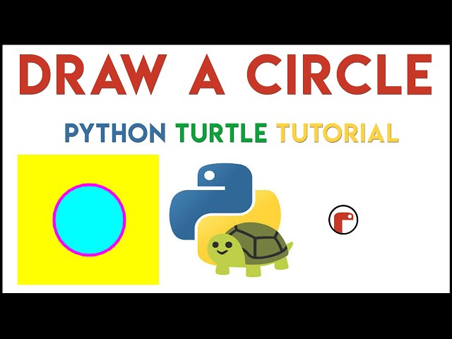 Python Turtle - Code a Circle Tutorial