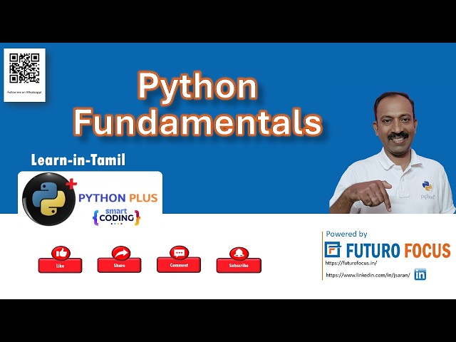 Python Full Course for Beginners in Tamil 2026 | Zero to Job-Ready | Python Plus
