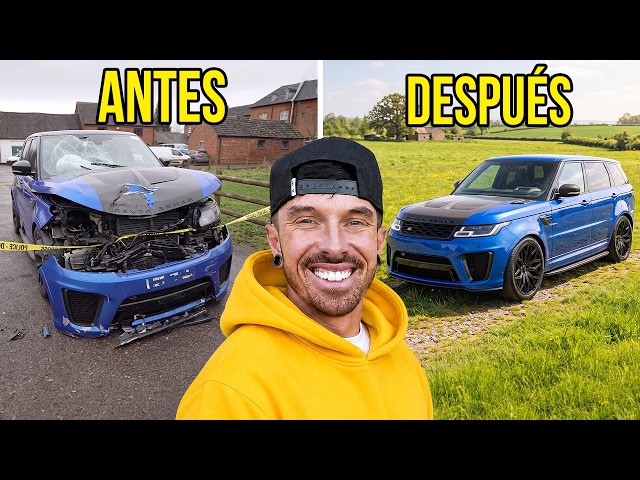 PROYECTO COMPLETO - RECONSTRUCIÓN DE UN RANGE ROVER SVR COMPLETAMENTE DAÑADO
