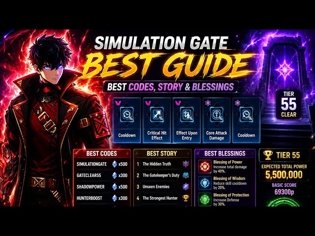 BEST GUIDE TO CLEAR ALL SIMULATION GATE TIERS USING THE BEST CODES 🤯!! SOLO LEVELING ARISE 🥰