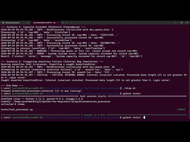 Day 35: Assertions and Defensive Programming - Building Robustness into Your Code
