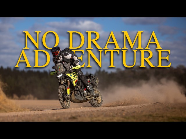 Adventure riding does not need to be dramatic.