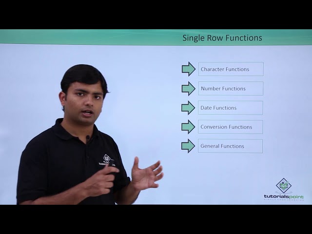 Oracle - SQL - Functions