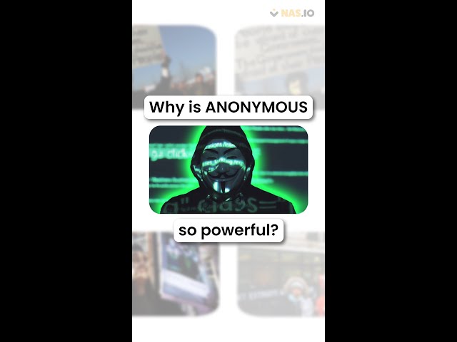 Who's behind the vigilante group Anonymous?