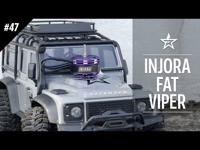 TRX4M Defender – Injora Fat Viper Brushless Motor for 1/18 RC Crawler | Ep.47